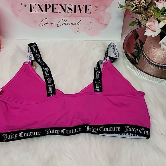 1599  JUICY COUTURE J KEYHOLE SPORT BRA SET 2 NWT - Picture 8 of 9